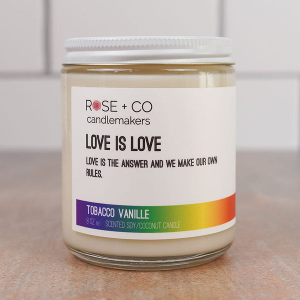 Love is Love - Rose and Co. Candlemakers